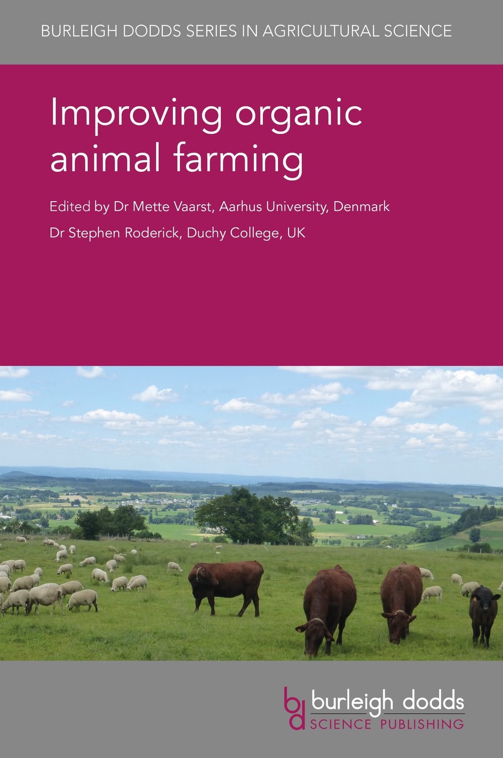 Book cover image for Improving organic animal farming ISBN: 9781786761828